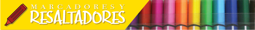 Marcadores y Resaltadores