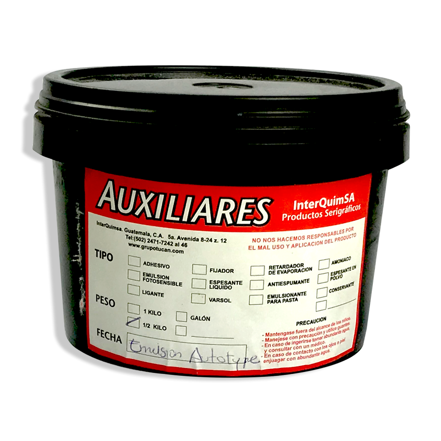 Emulsión Fotosensible Autotype 1/2 kilo