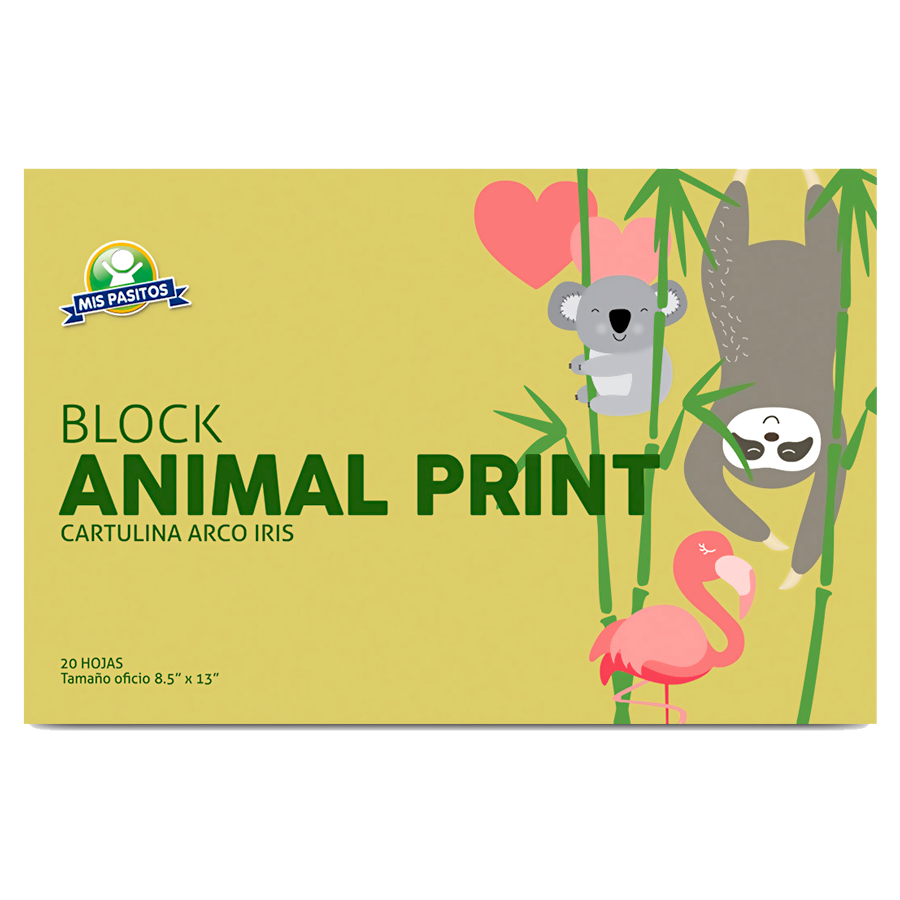 Block Arcoiris Animal Print 20H