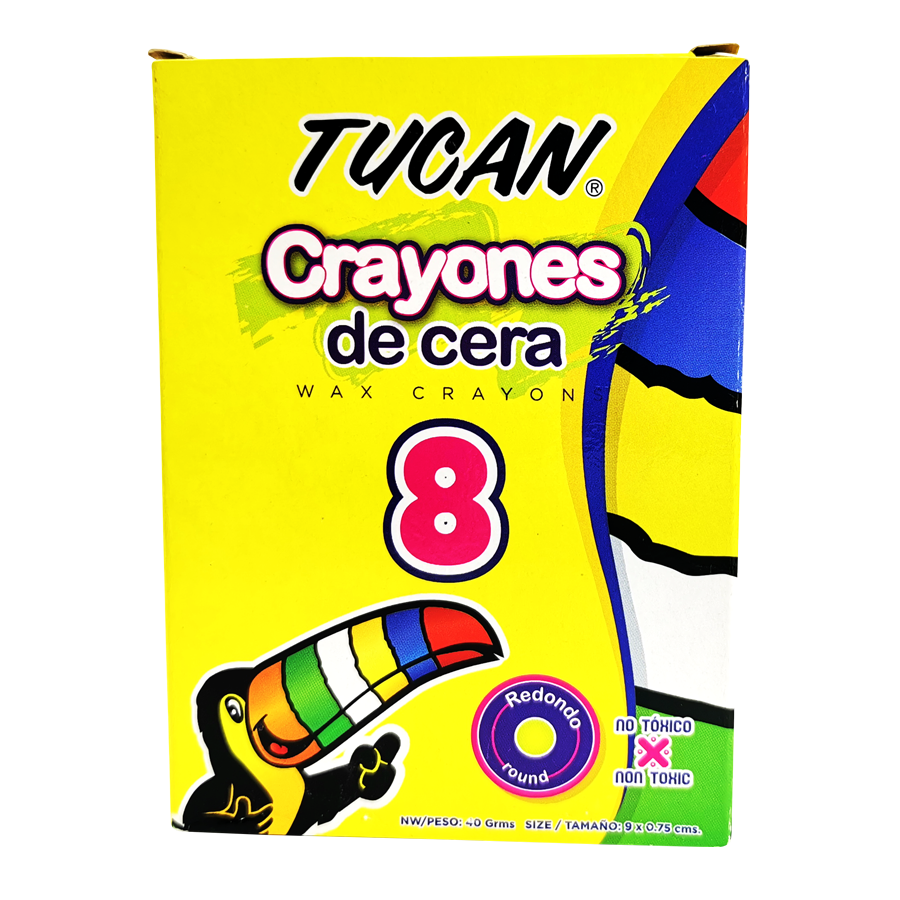 Crayón De Cera Estándar 8 Colores