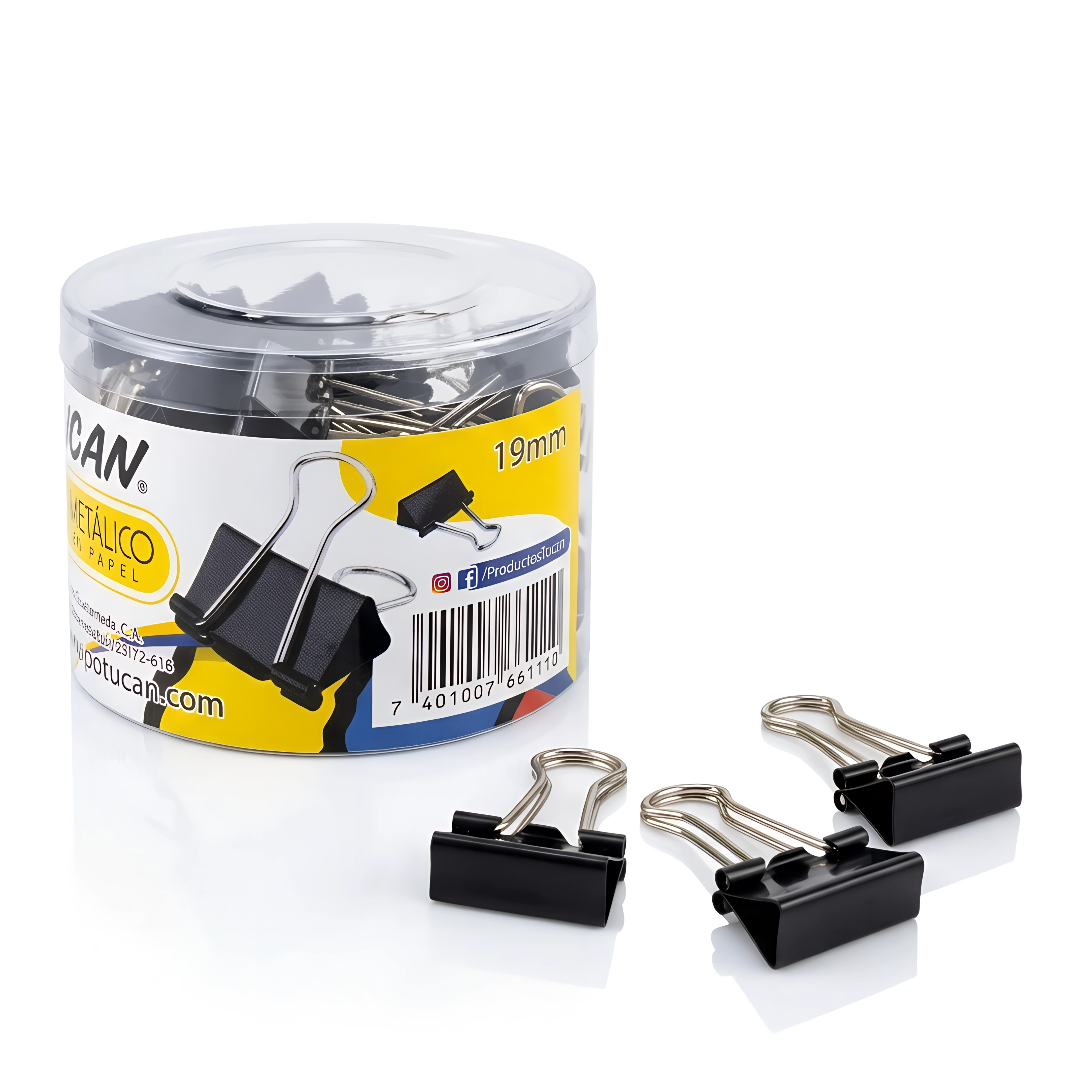 Clip Portapapel 19 Mm