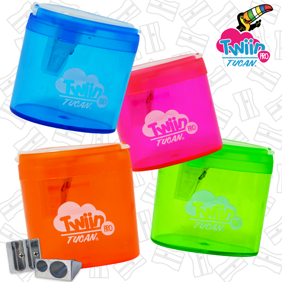 Sacapuntas Twin Pro Coma 2 Agujeros