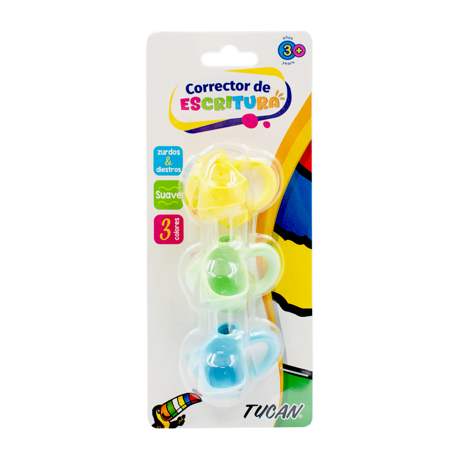 Corrector De Escritura 3 Piezas Tucan