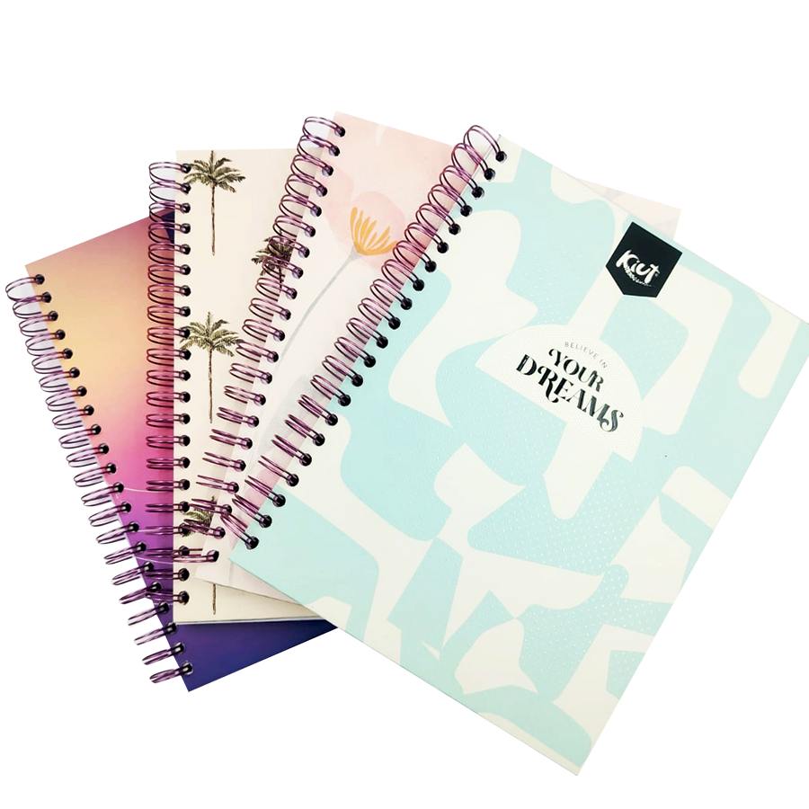 Cuaderno Doble Anillo Multimateria (5) Pasta Dura Norma 160 hojas Líneas Kiut