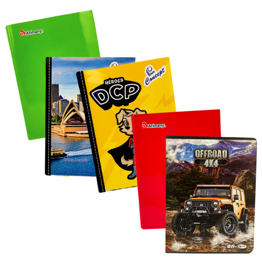 Cuaderno Engrapado 80 Cuadro 7mm