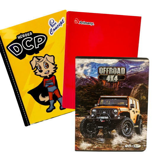 Cuaderno Engrapado 100 Hojas Blanco 