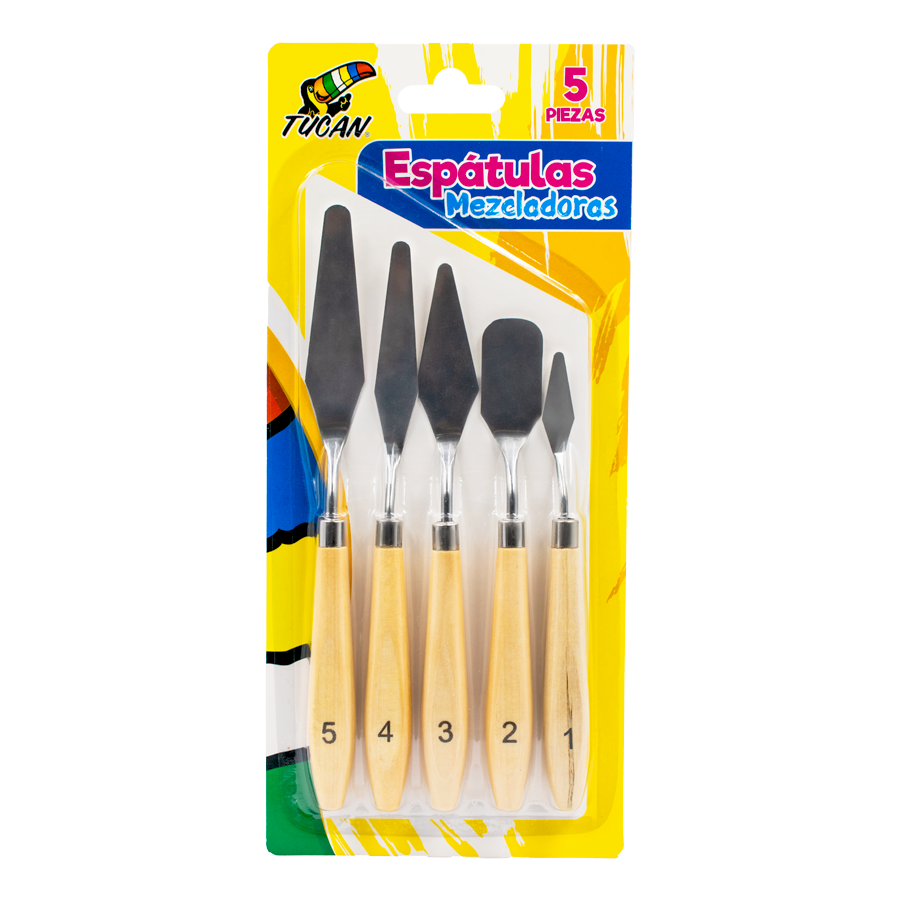 Espátulas Mezcladoras 5 Piezas