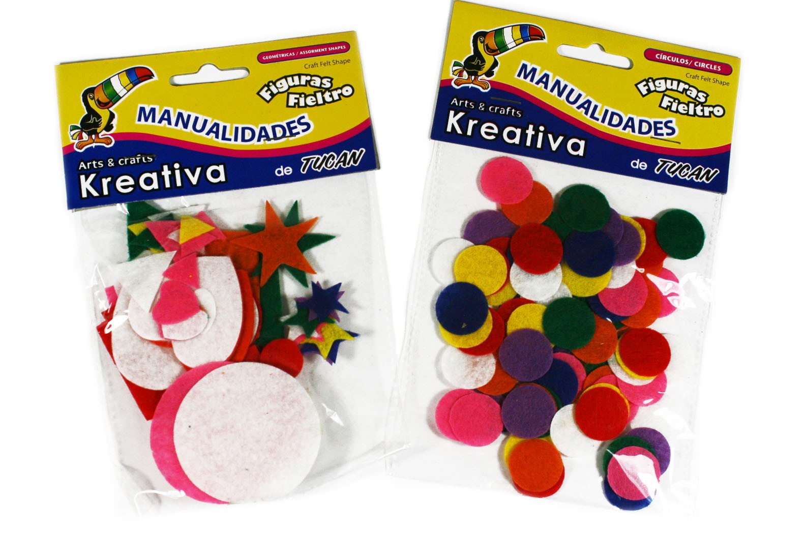 Fieltro Figuras Círculos