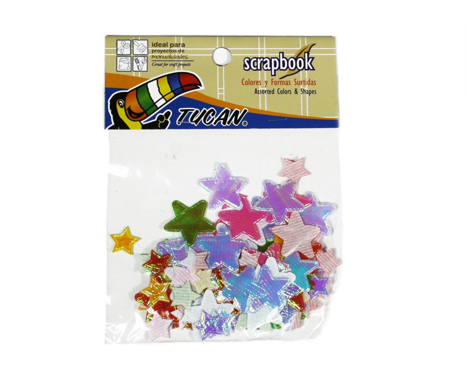 Scrapbook Figuras Tela Estrellas