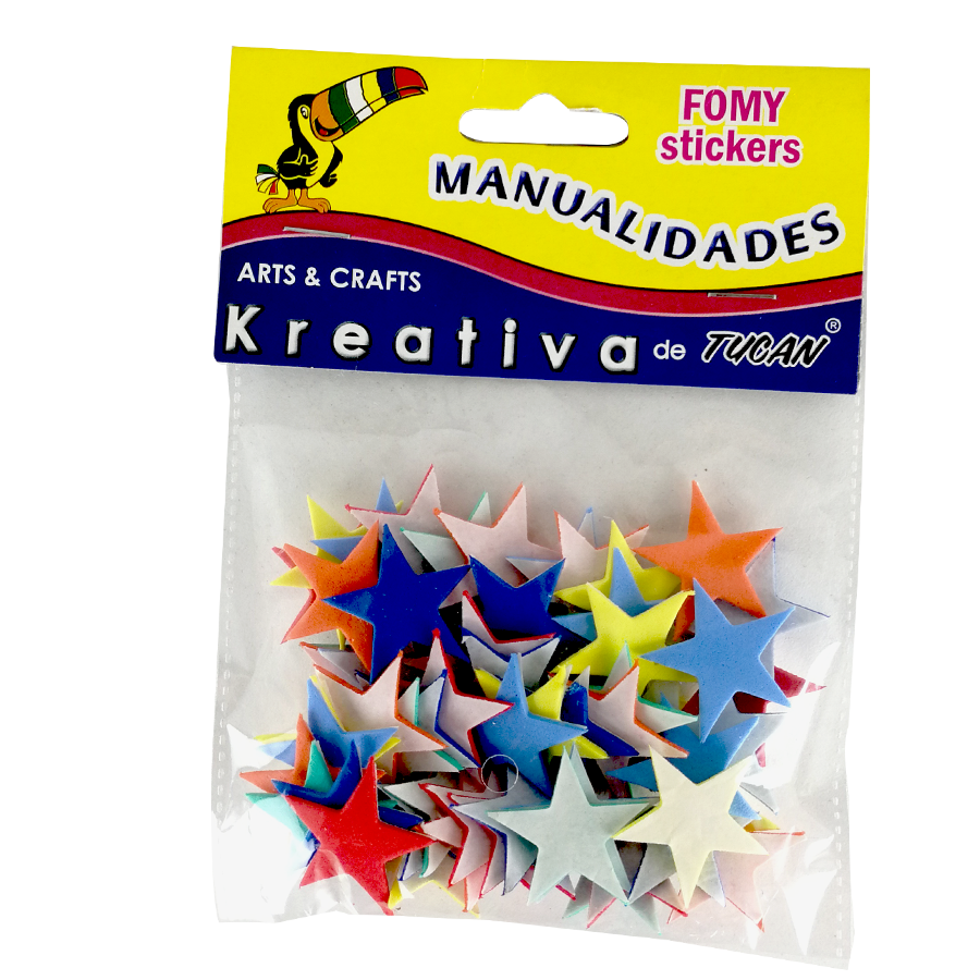 FOAMY CALCOMANÍA ESTRELLAS