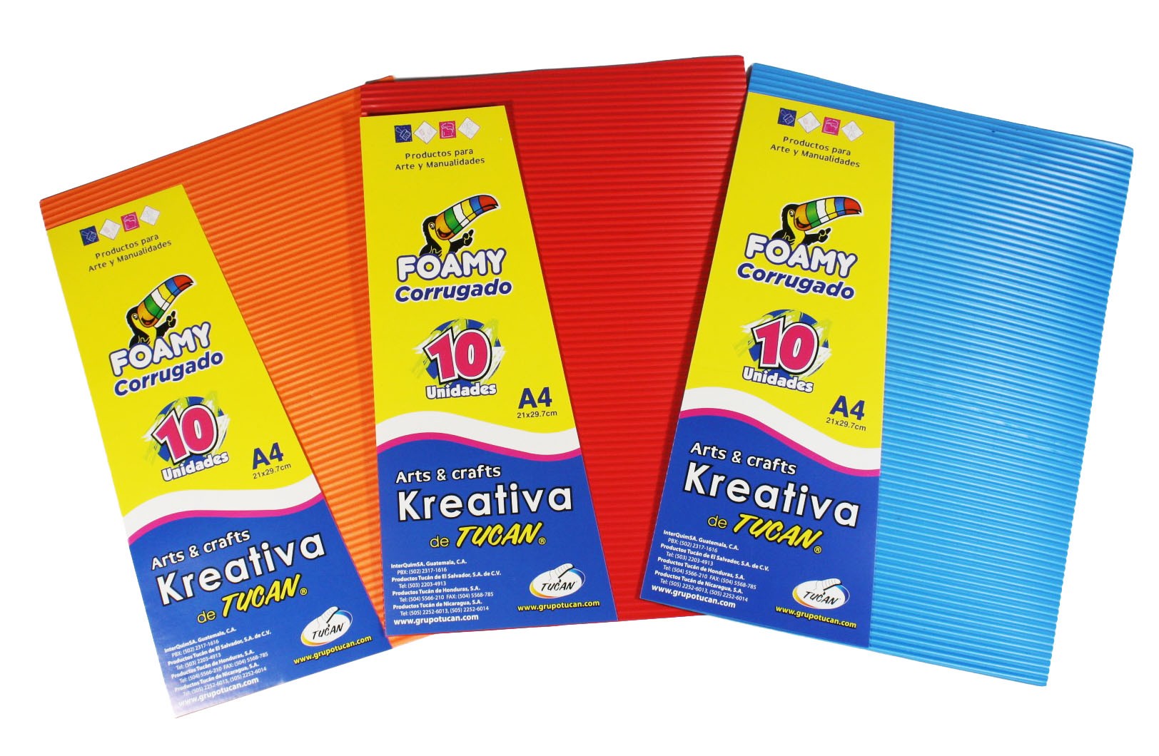 Foamy Corrugado Hoja Colores