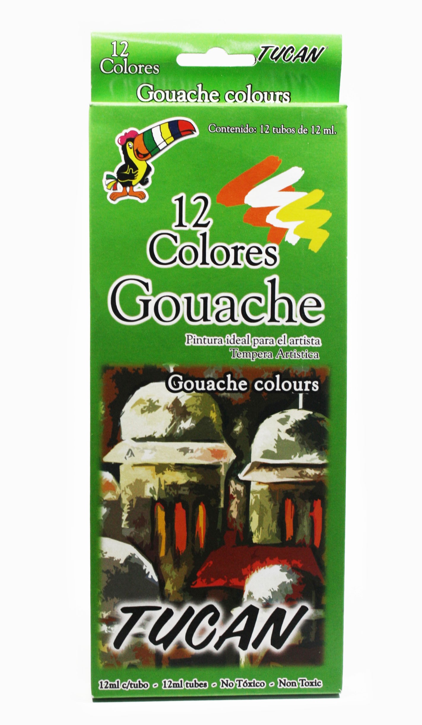 Gouache 12 Colores Tubo 12Ml