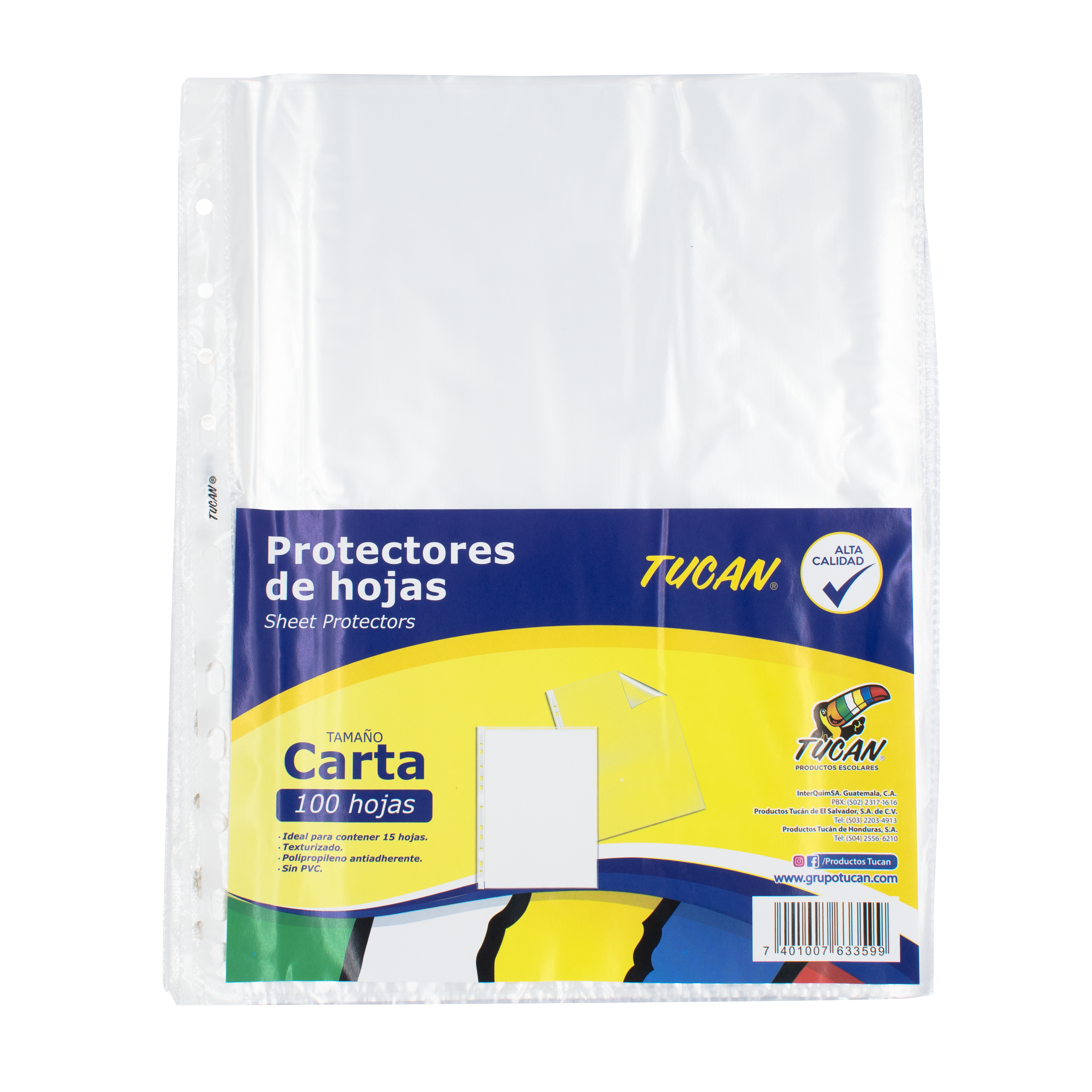 Hoja Protectora Tucan Carta Unidad
