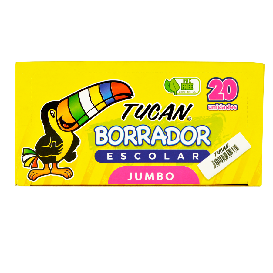 Borrador Hule Caja 20 Unidades