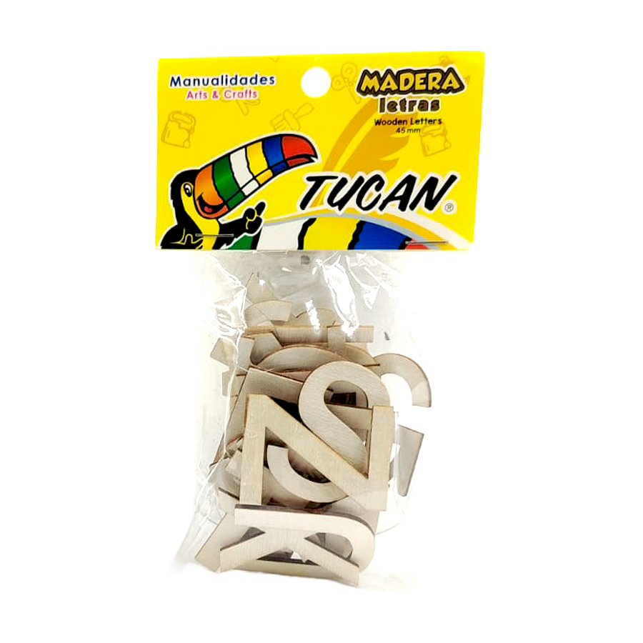 Letras De Madera Mediana 26 Unidade