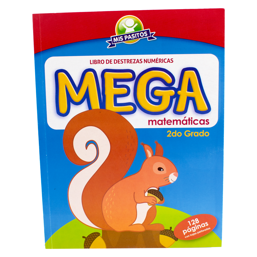 Libro Mega Ardilla Matemáticas 2do Grado