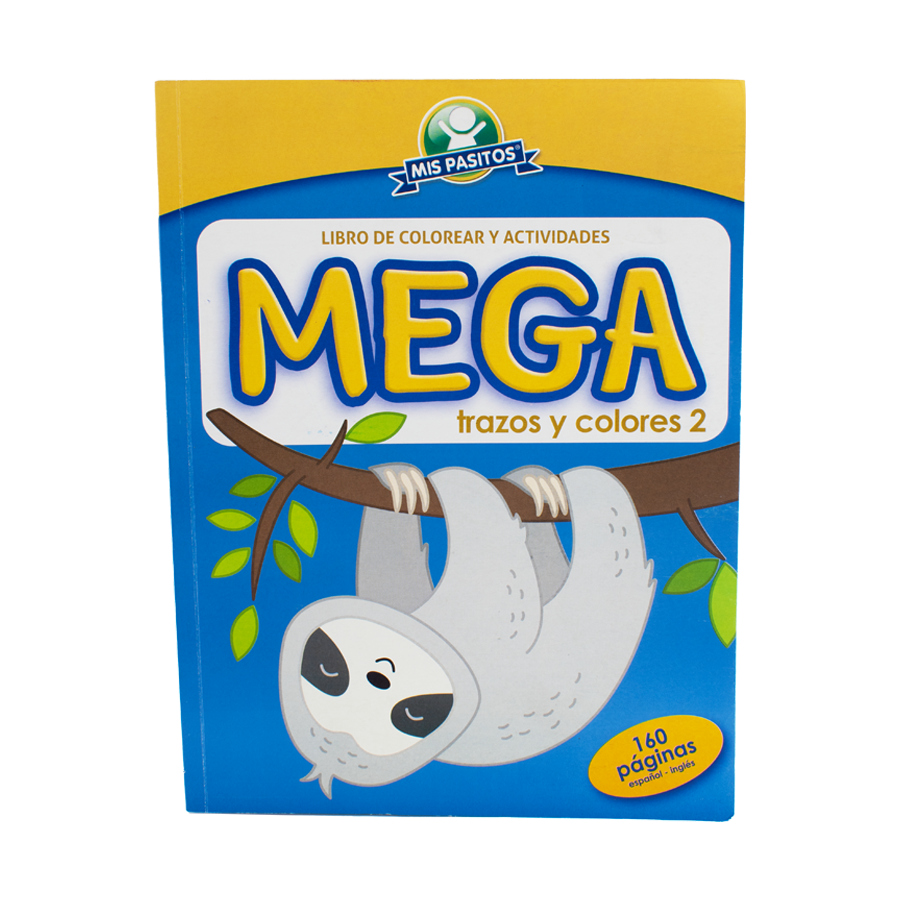 Libro Mega Perezoso Trazos y colores 2