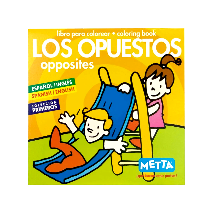 Libro Para Colorear Los Opuestos Metta