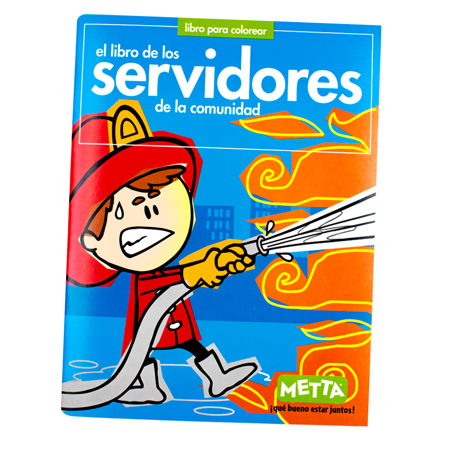 Libro para Colorear Los Servidores METTA