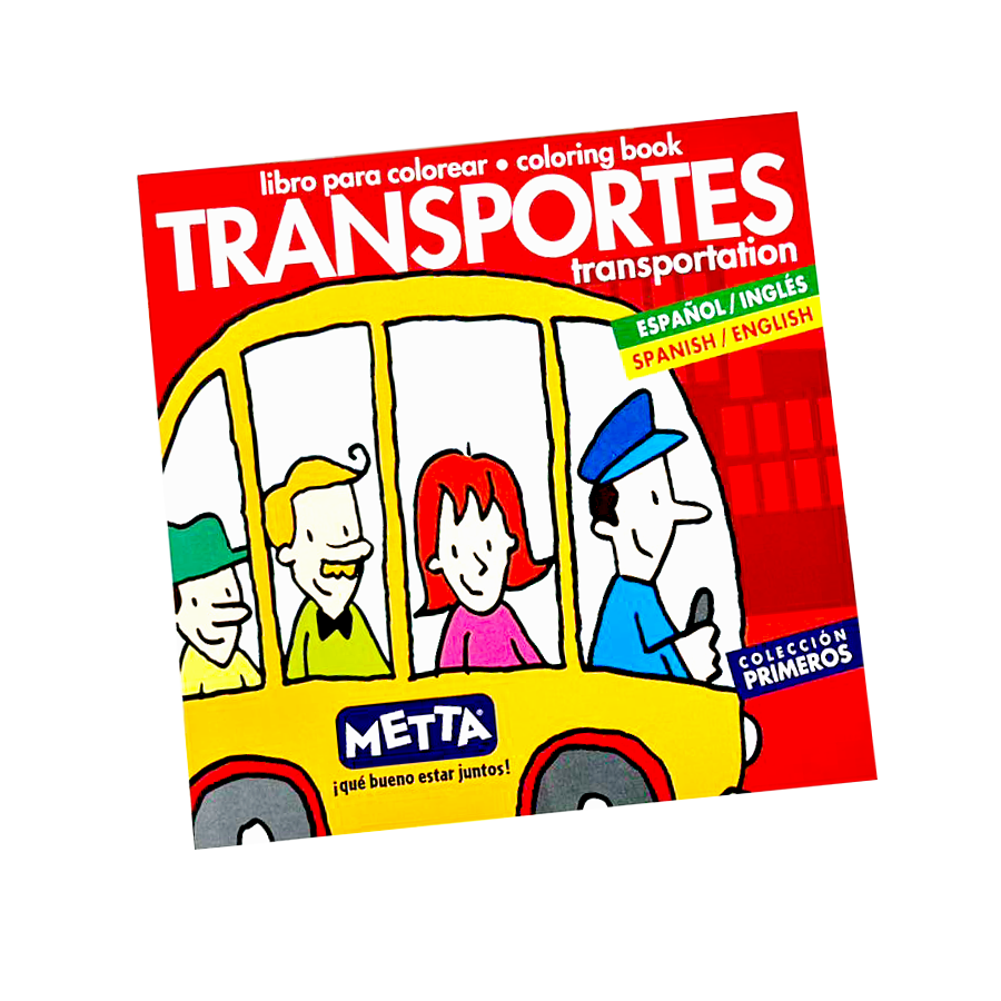 Libro Para Colorear Transportes 