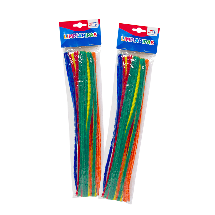 Limpiapipas Colores Basicos 30 Unidades