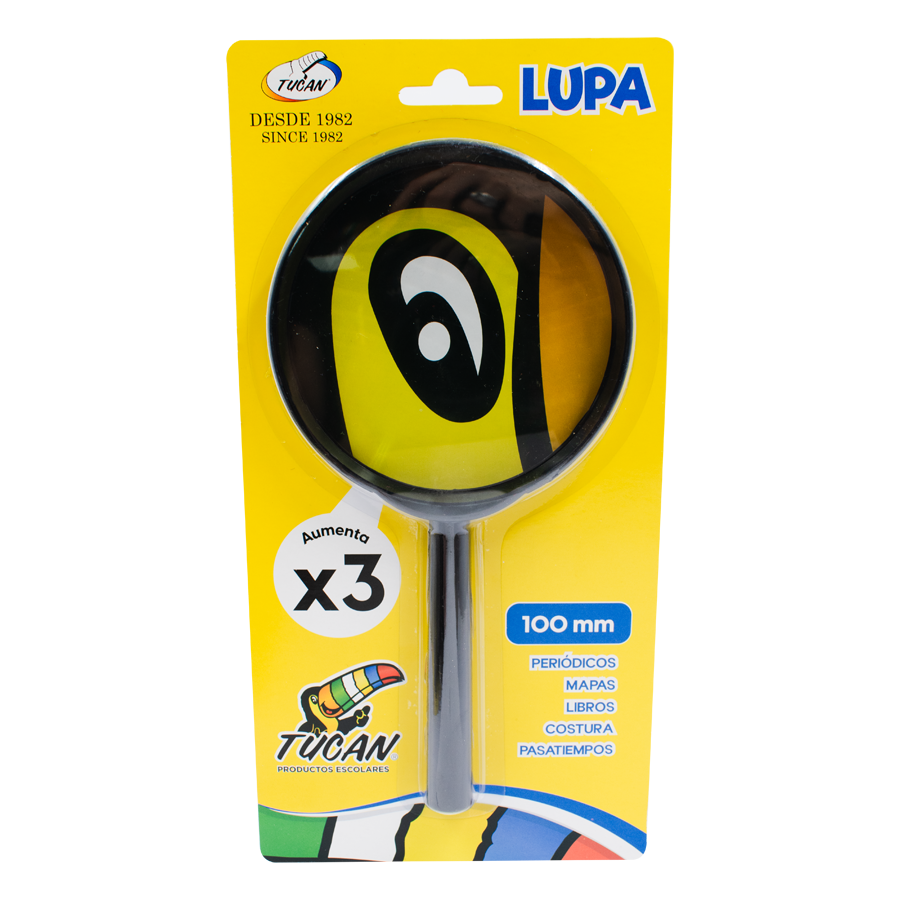 Lupa Tucan 3X 100 mm