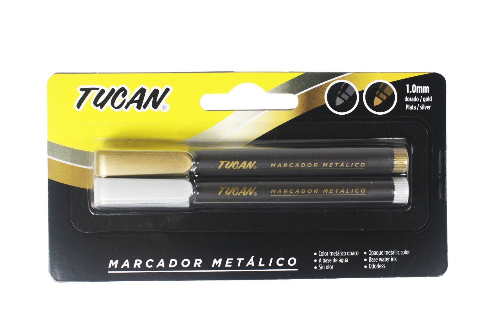 Marcadores Metálicos Oro Y Plata Blister