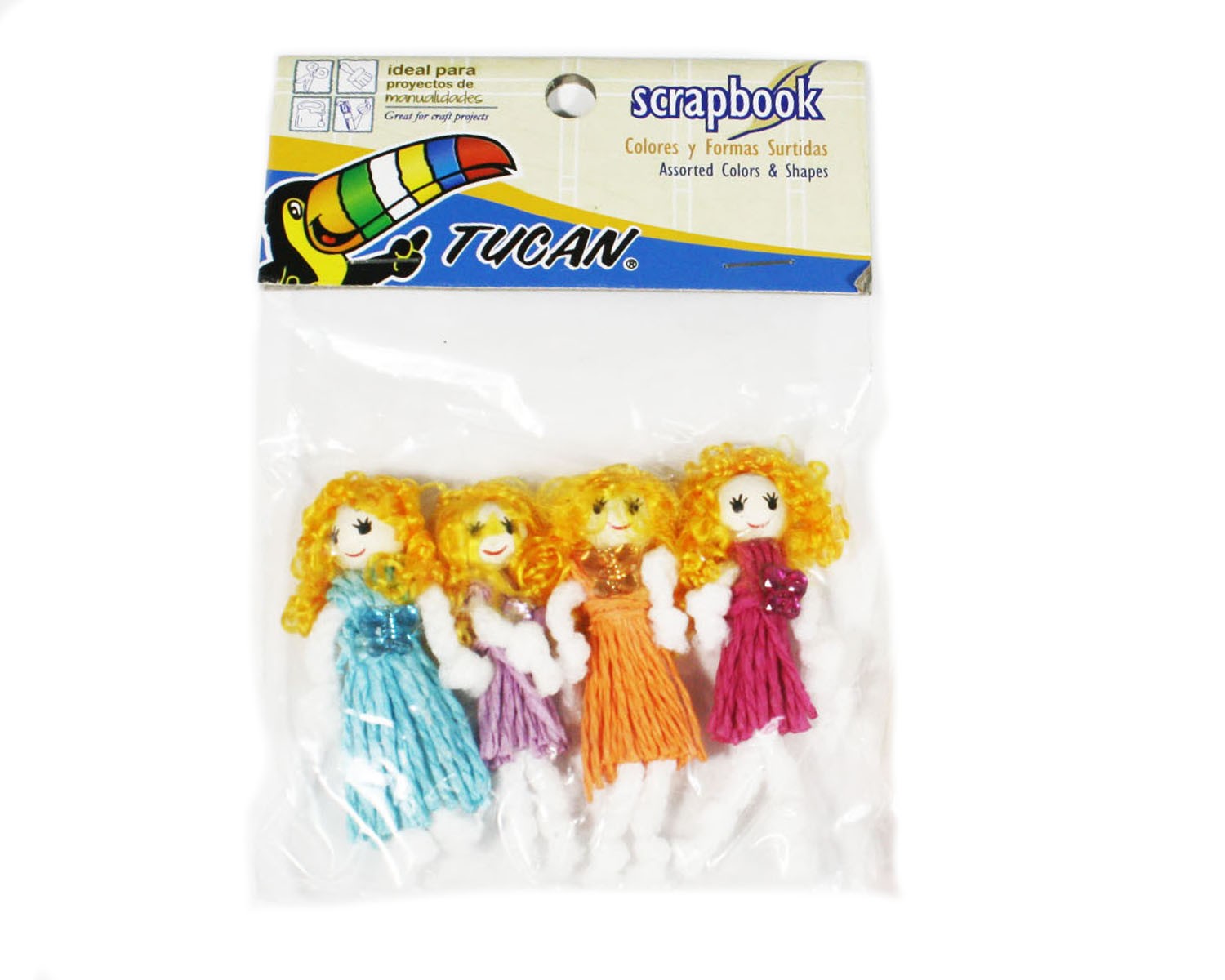 Scrapbook Mini Muñecas Lazos