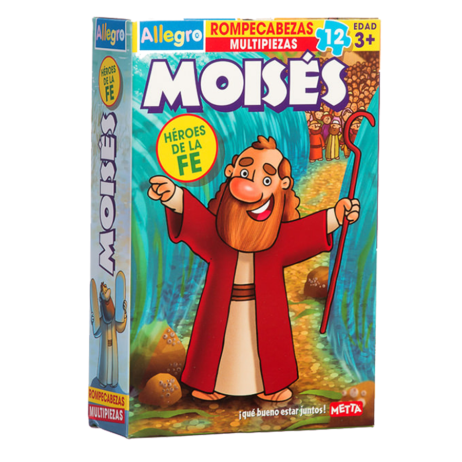 Rompecabezas Moises12 pz Metta