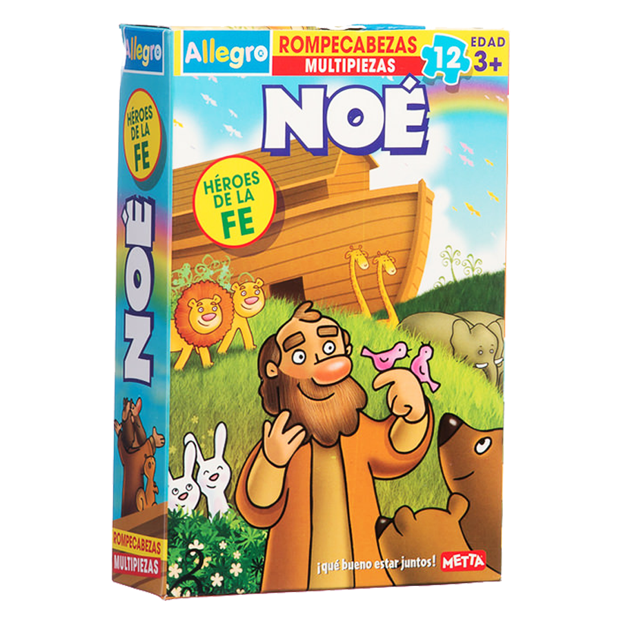 Rompecabezas Noe 12pz Metta