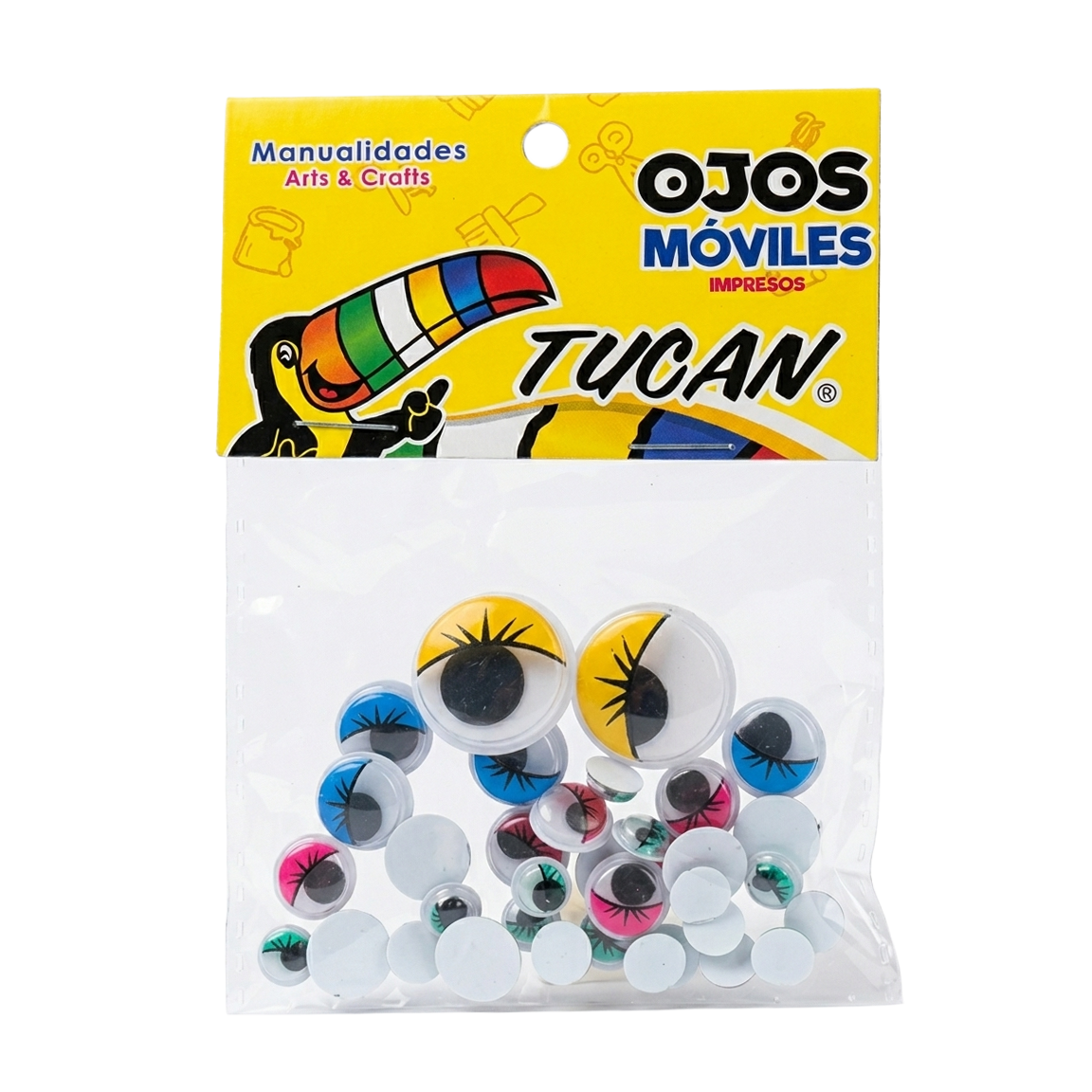 Ojos Moviles Impresos 4 Tamaños
