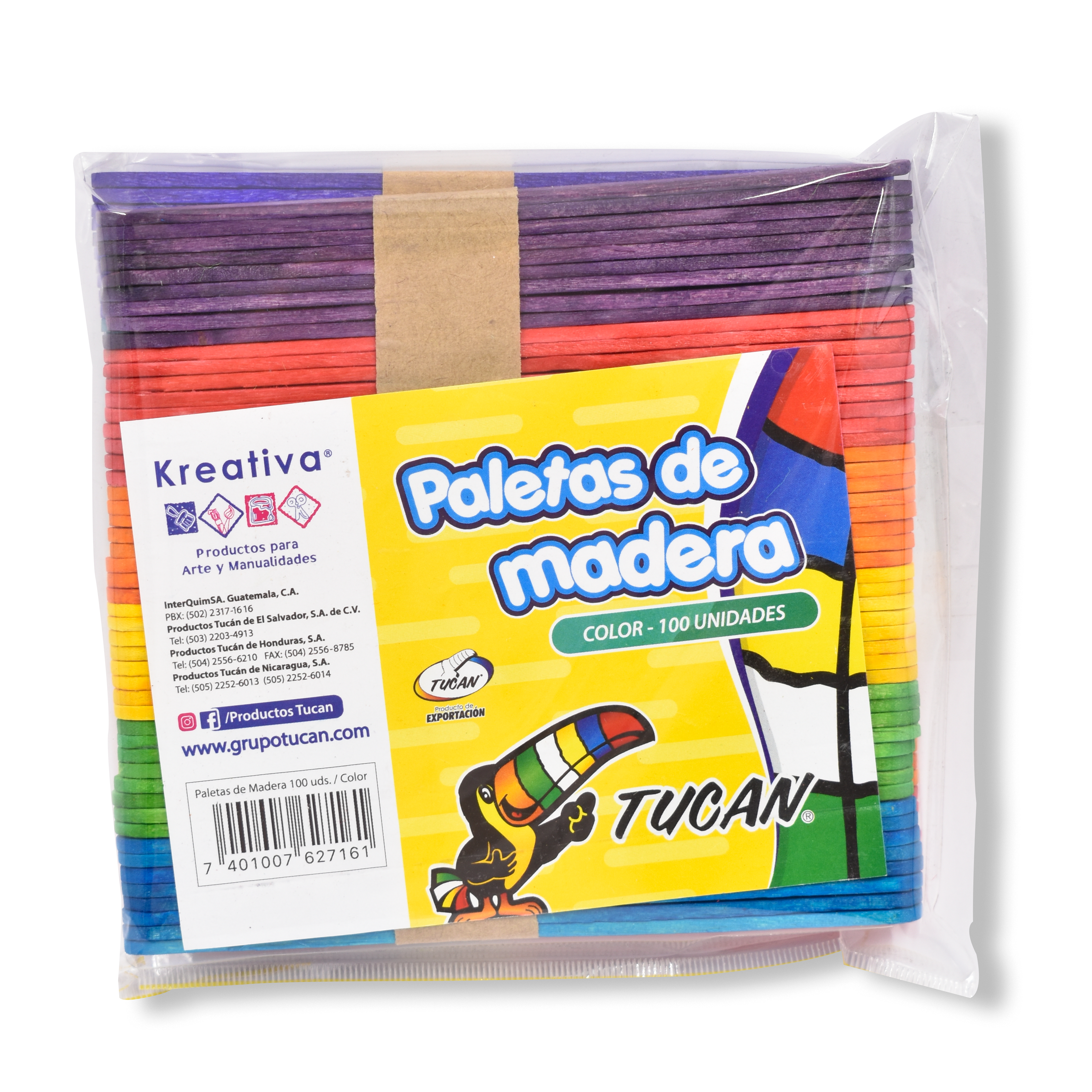 Paleta de madera estándar 100 PCS color