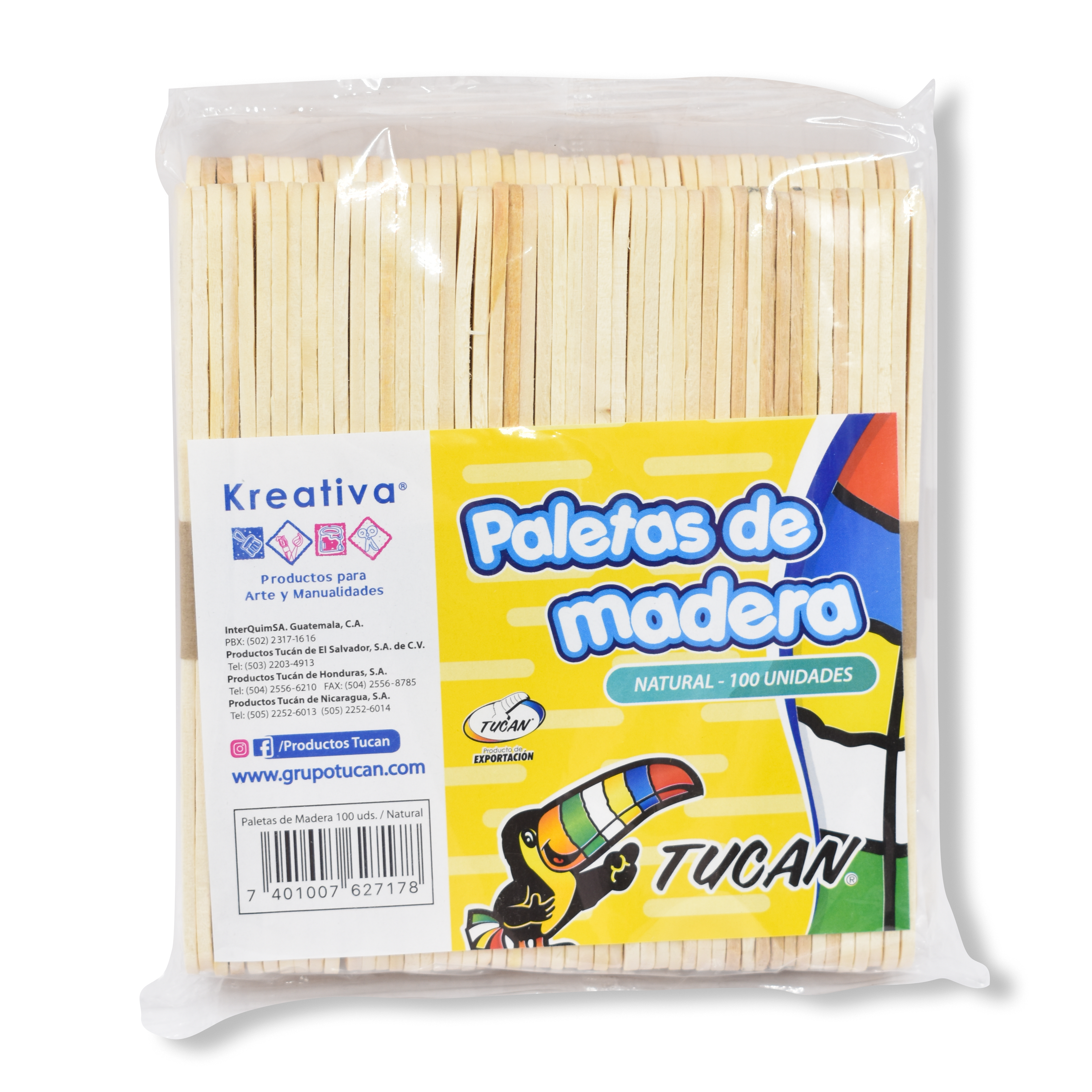 Paleta de madera estándar 100 PCS natural