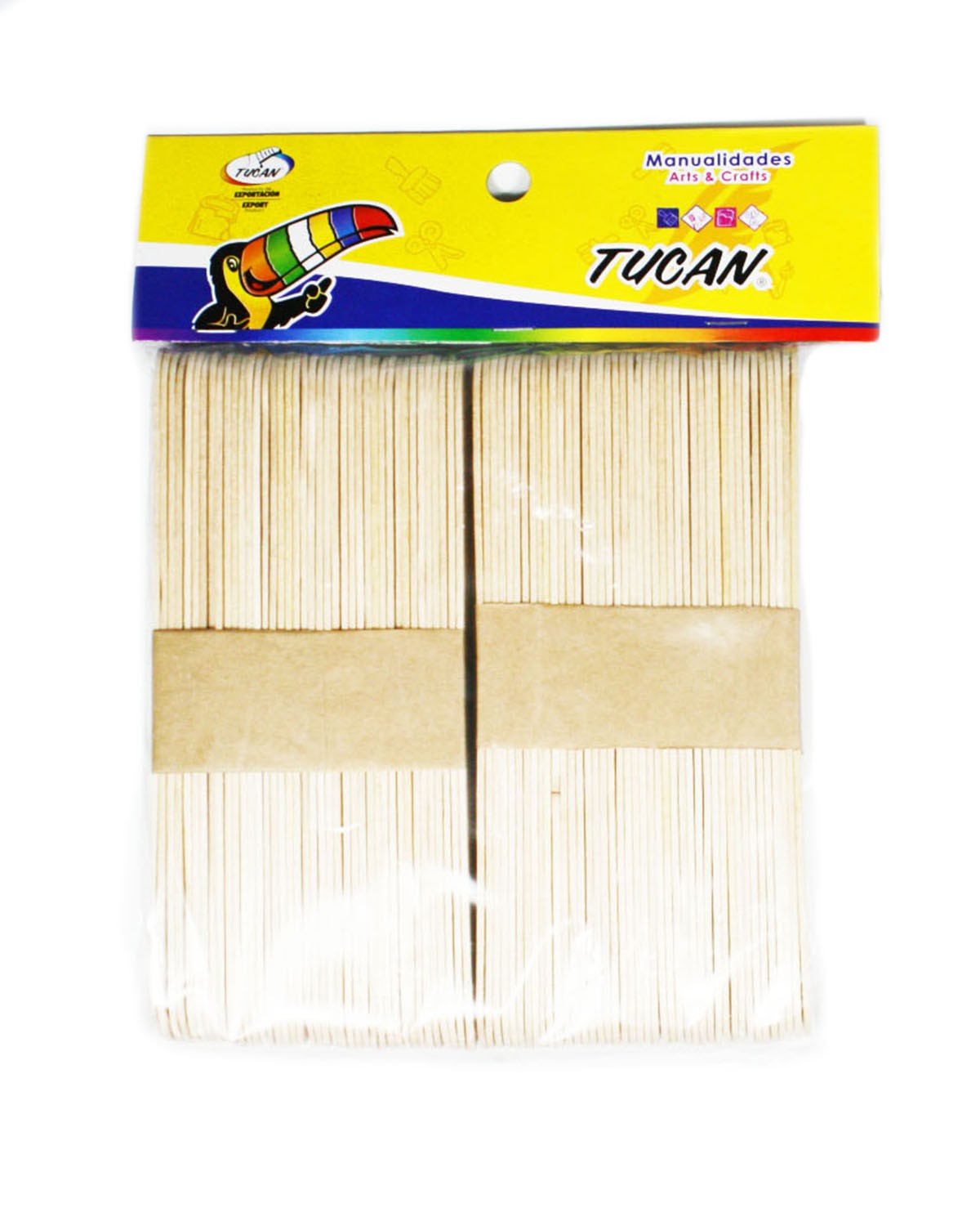 Paleta De Madera Jumbo 80 Pcs Natural