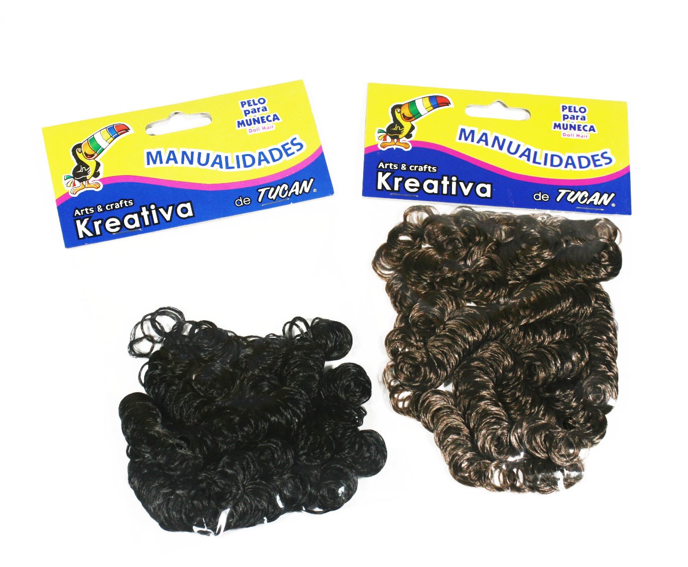 Pelo Para Muñeca Cafe