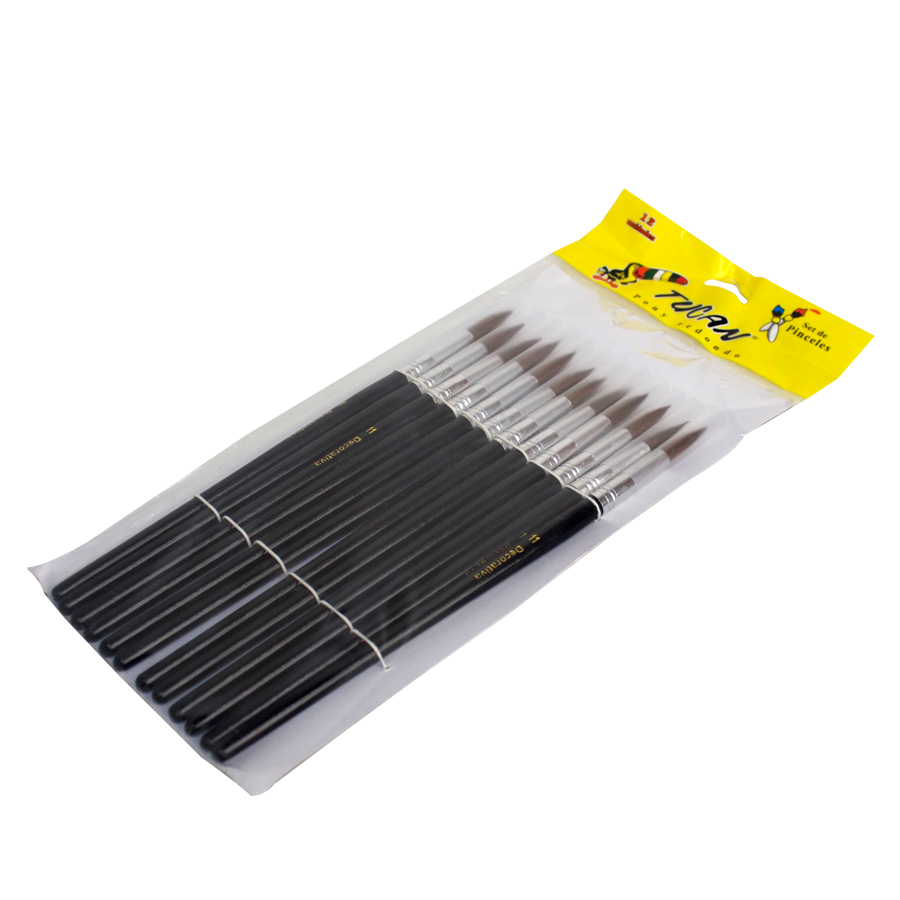 Pincel Pony Redondo # 11 Docena