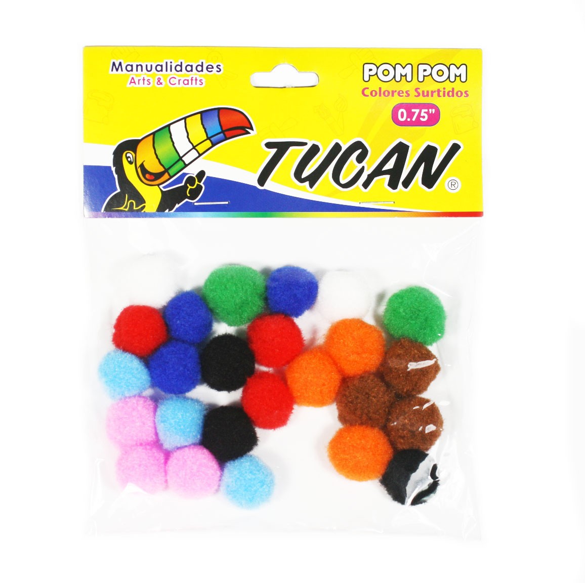 Pom Pom 0.75" 25 P Surtido