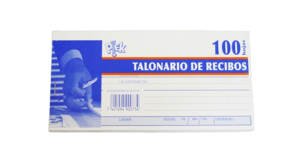 Recibos 100 Hojas