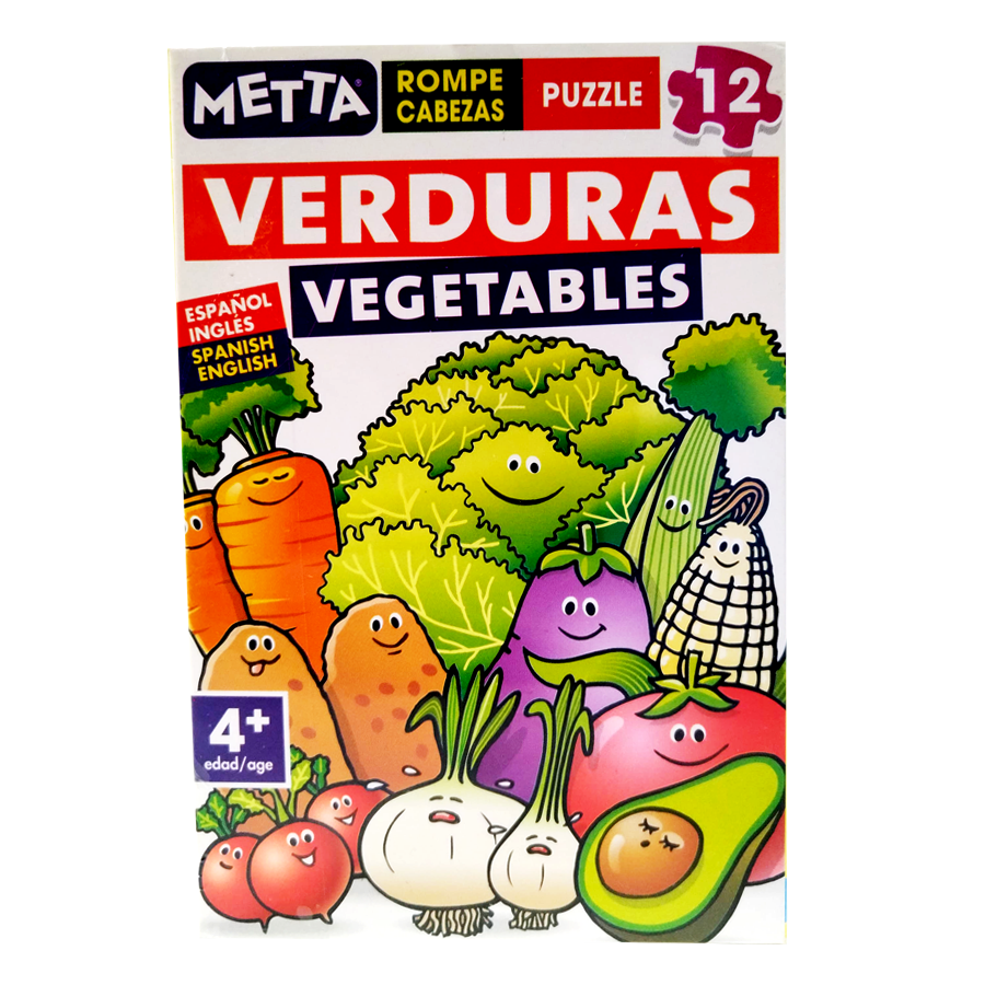 Rompecabezas Verduras y Frutas 20P METTA