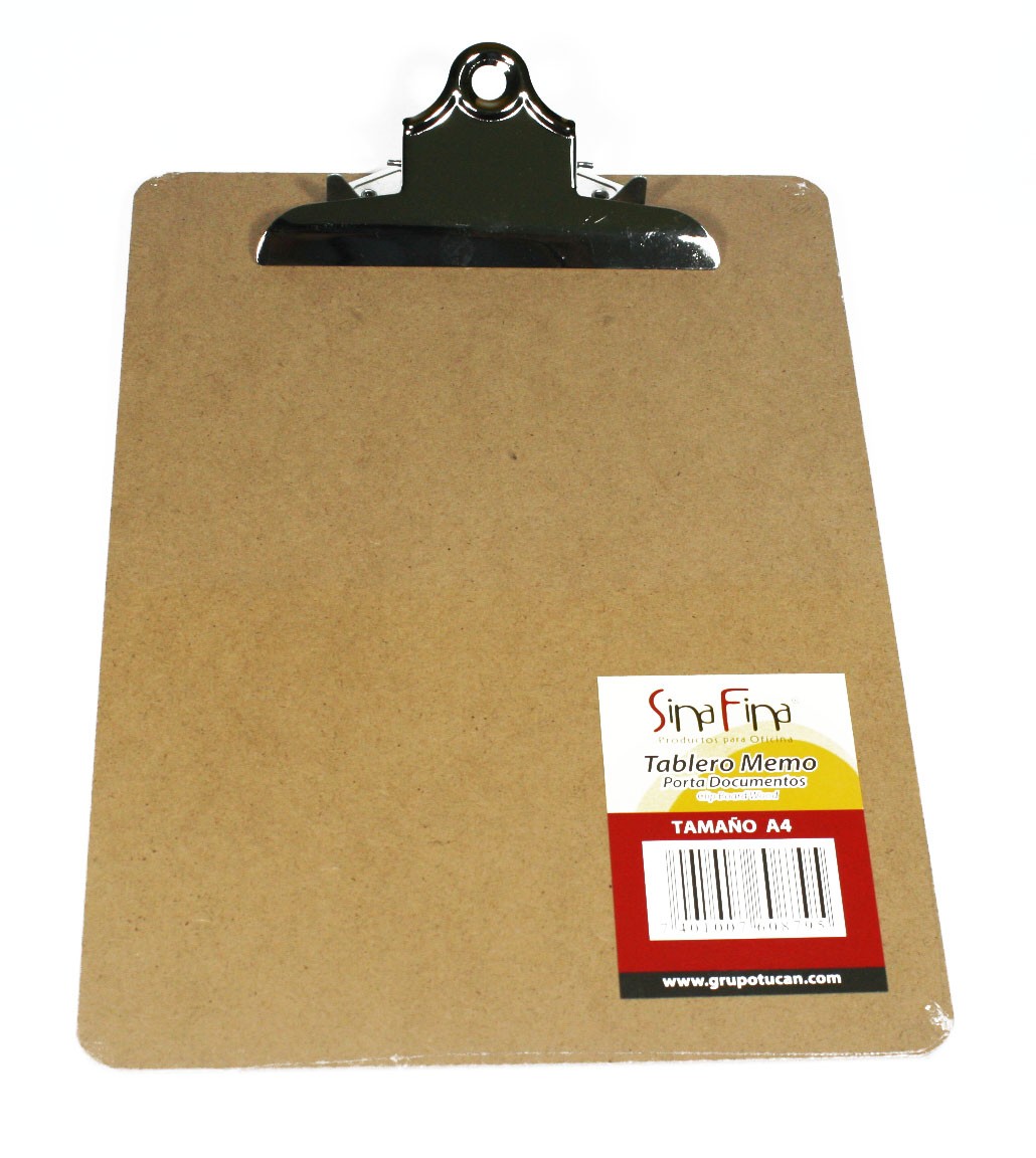 Tablero Memo A4 Madera