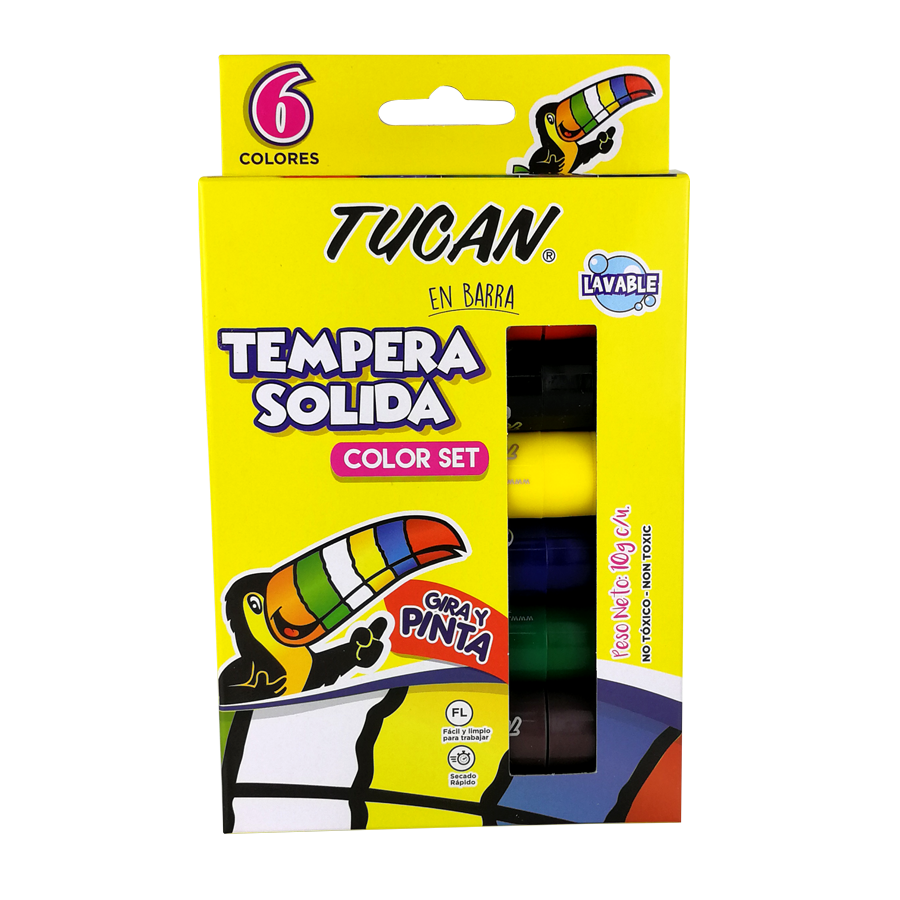 Productos Tucan - ✨NUEVOS COLORES✨ Témpera Solida 12 Colores 🎨🥳 🛒  Encuéntrala en cualquiera de nuestras tiendas o realiza tu compra en línea:   ➡️ Témpera Solida 12 Colores