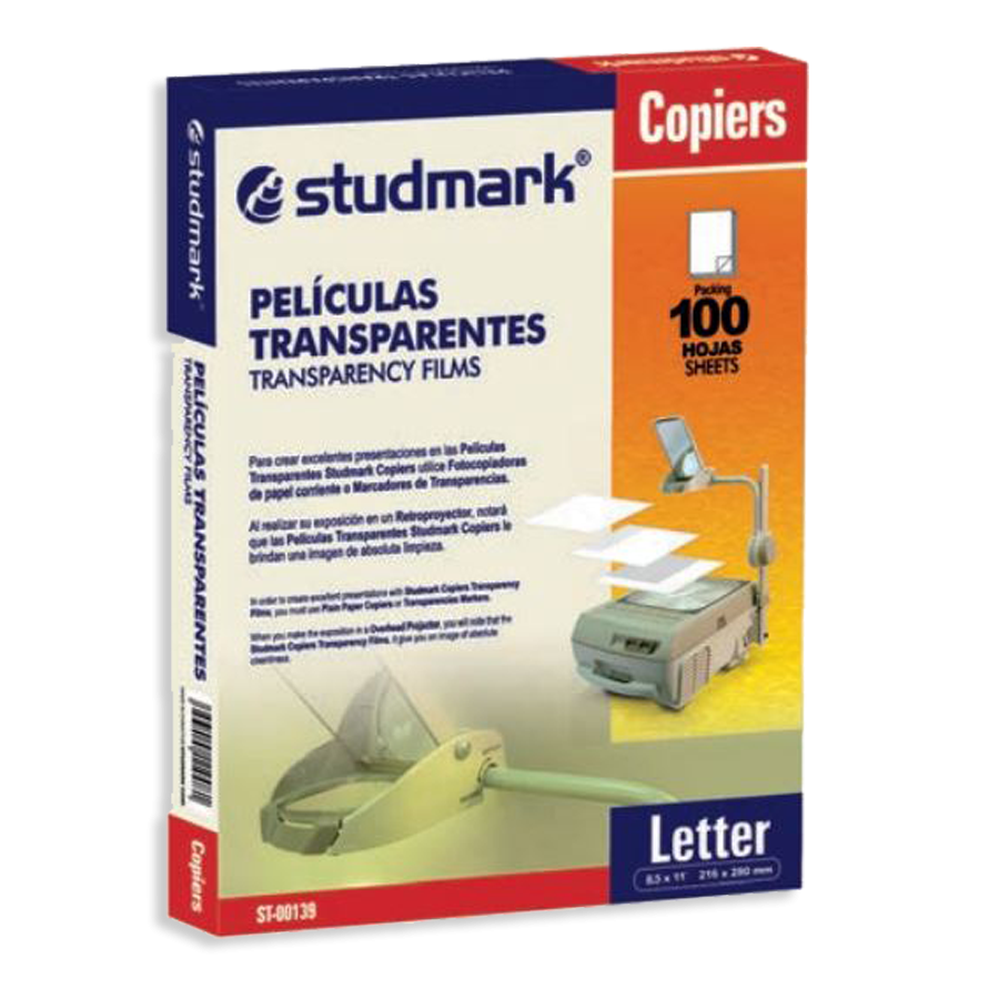 Transparencias para Copia Carta Studmark