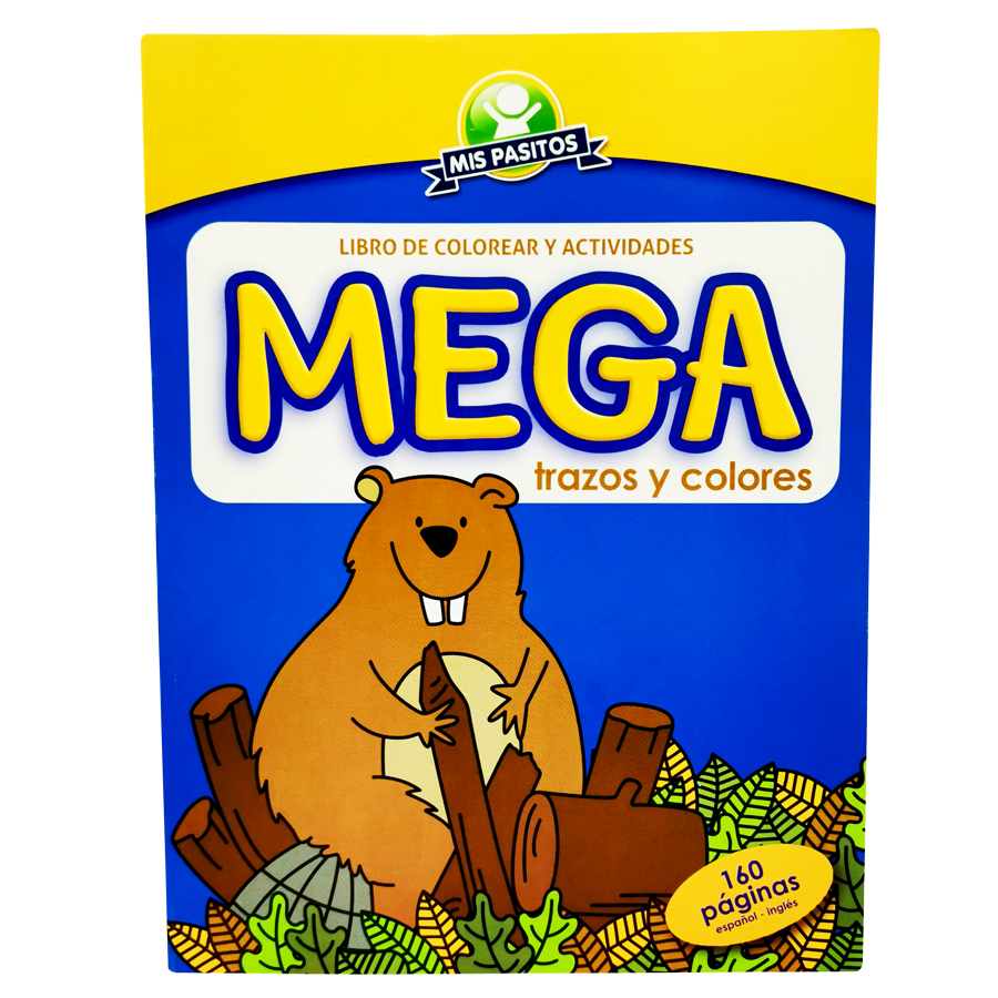 Libro Mega Castor Trazos Y Colores