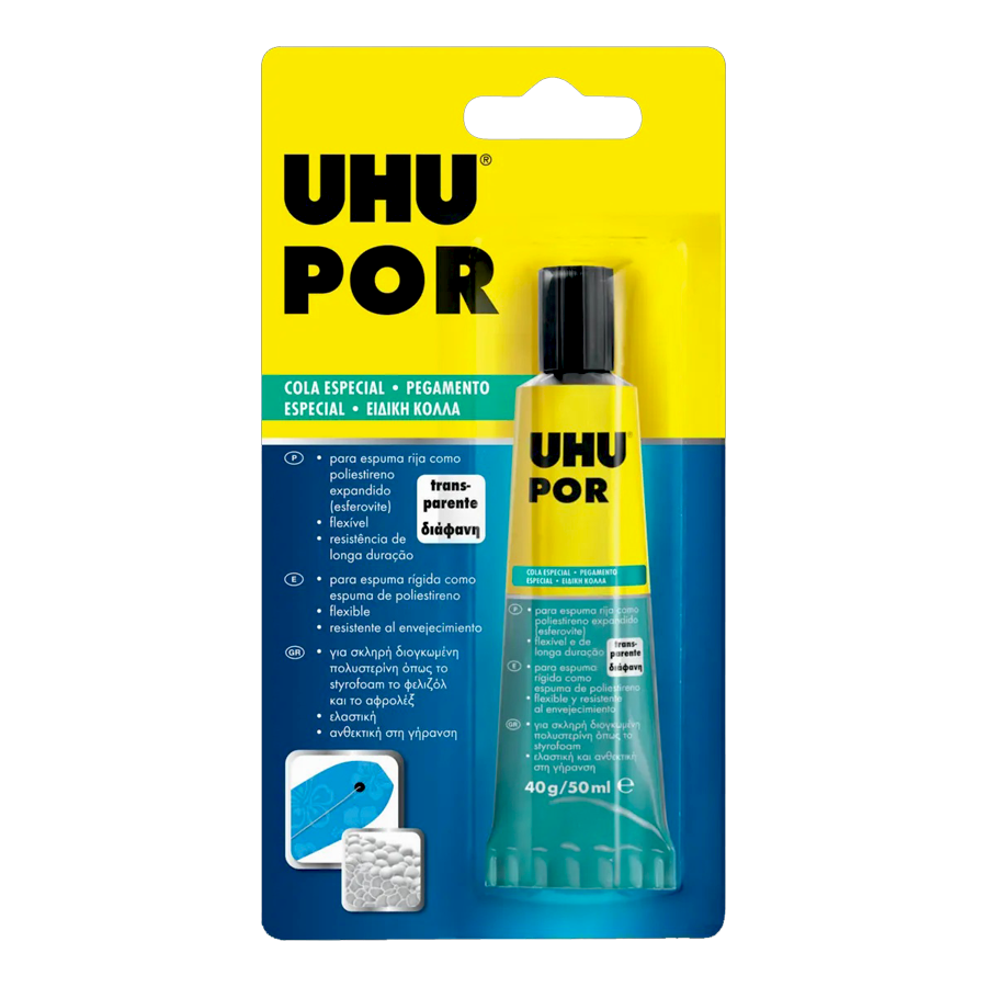 UHU POR Adhesivo para Duroport (poliestireno) 50ml