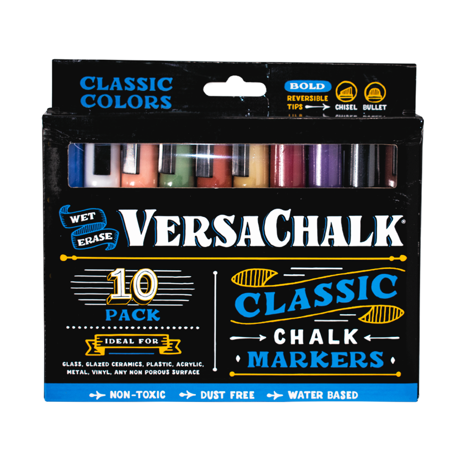 Marcadores VersaChalk 10 Colores Classic