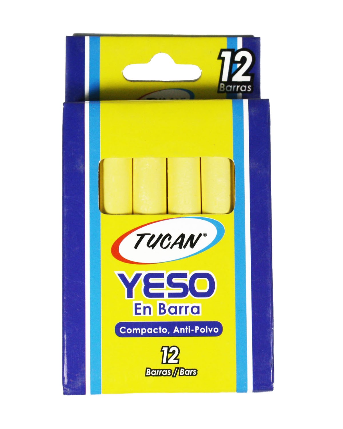 Yeso En Barra 12 Unidades Amarillo