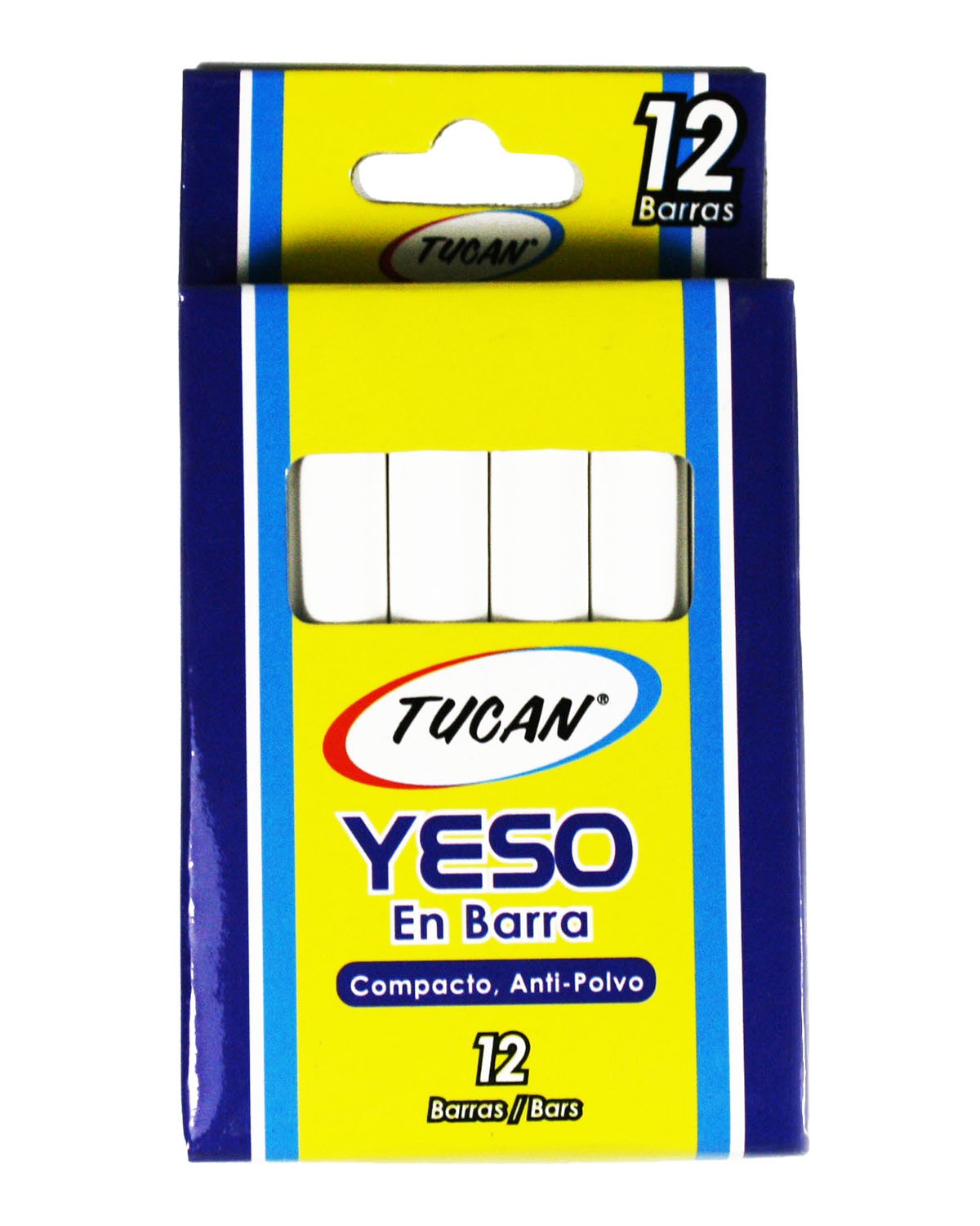 Yeso En Barra 12 Unidades Blanco