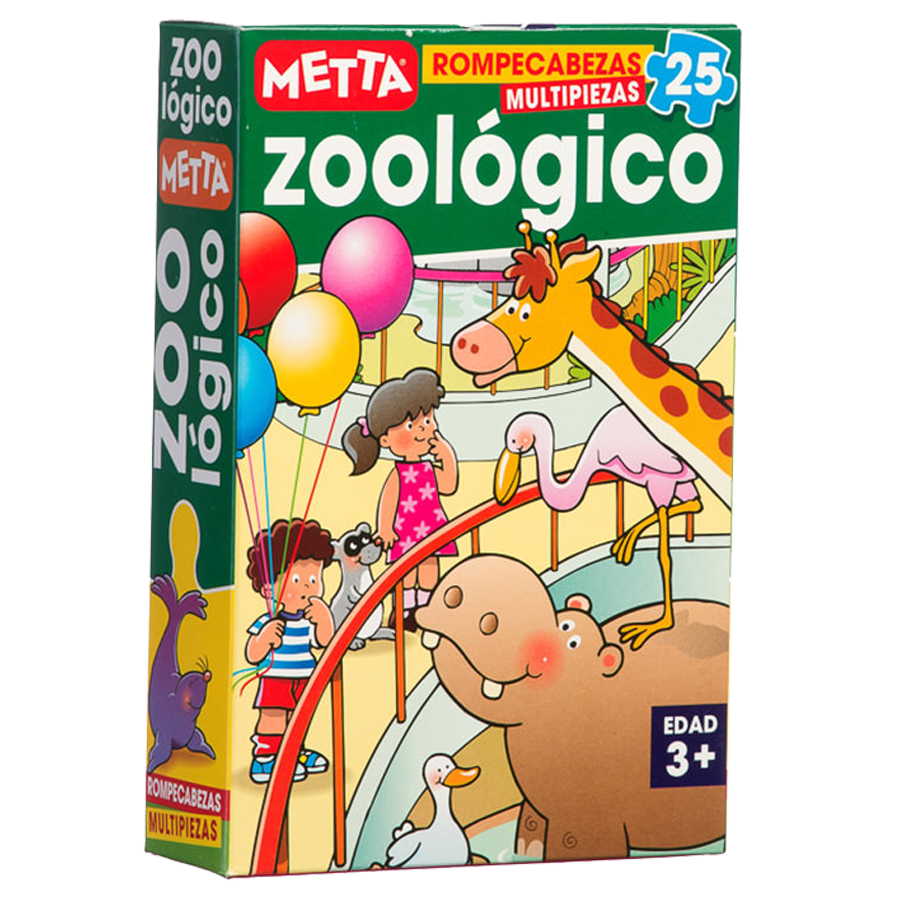 Rompecabezas Zoológico 25pz Metta
