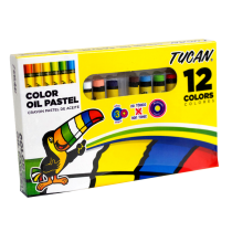 Crayón Pastel Redondo 12 Colores