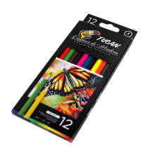 Crayón de Madera Alta Calidad (12 Colores)